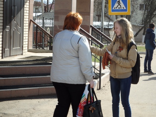 22 апреля в Окуловском районе стартовала Всероссийская акция «Георгиевская ленточка»