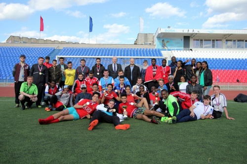 Определены победители VII турнира по футболу среди команд общественных молодёжных организаций и иностранных студентов НовГУ «Кубок Мира»