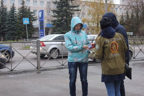 Бойцы СПО "Самовар" провели на улицах города акцию "Мойдодыр"