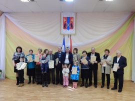 Вручение наградных документов участникам проекта  «Герои Великой Победы» в городе Чудово