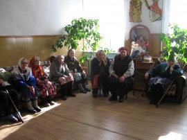 Волонтеры из г. Окуловка навестили Дом престарелых