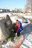 Активисты регионального штаба привели в порядок памятный знак воинов Новгородской области, погибшим в локальных конфликтах