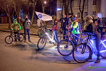 «Велосветлячки» в рамках масштабной акции «Час Земли»