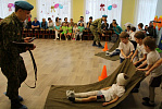 Военно-спортивная игра "Зарничка" в детских садах Великого Новгорода