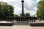 Новгородцев торжественно проводили в ряды Российской Армии